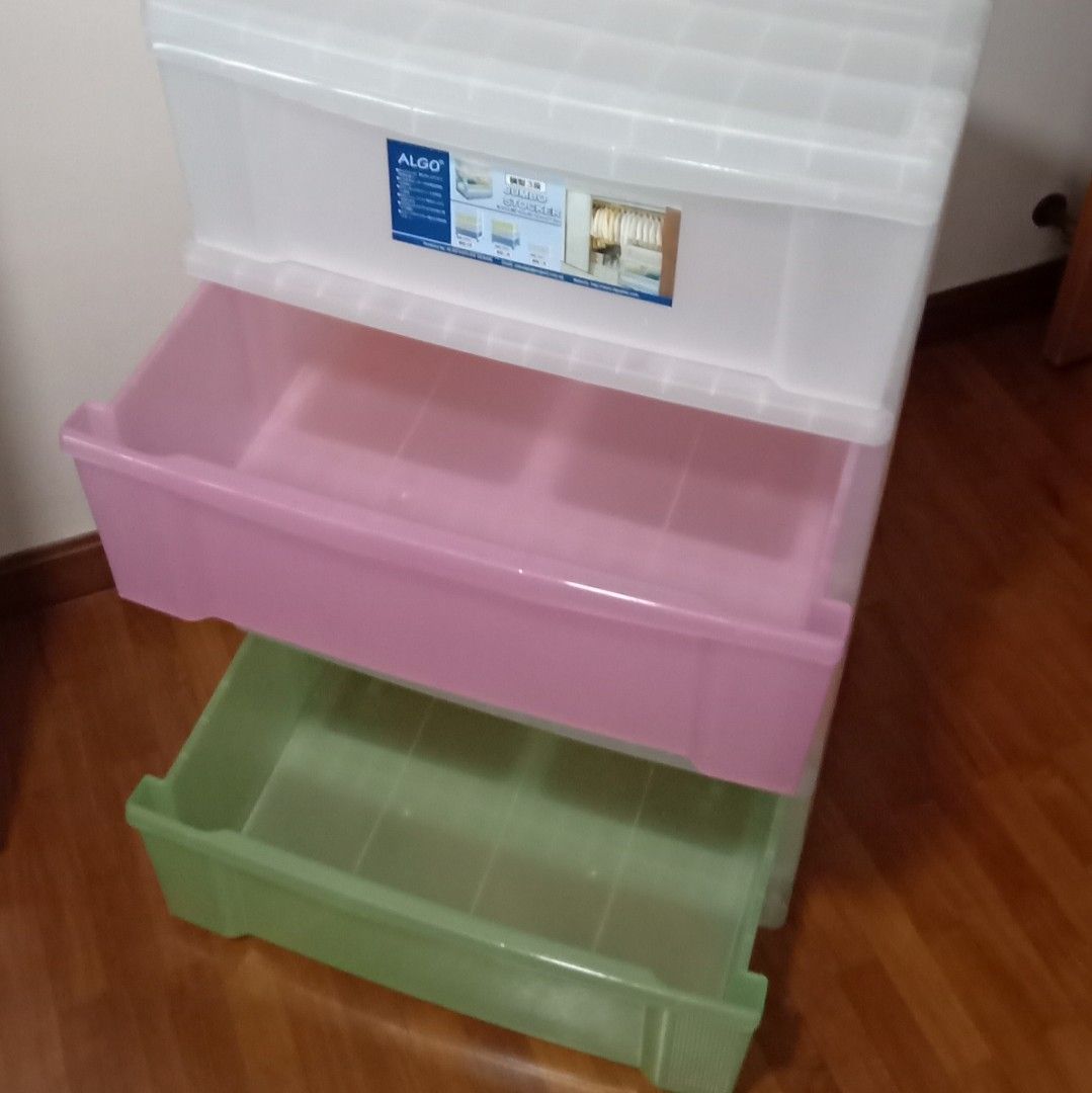 Algo Jumbo Stocker (4tier storage box plastic drawers