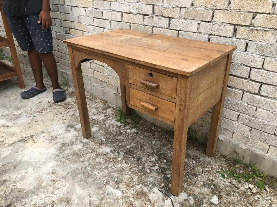 Antique study table, Furniture & Home Living, Furniture, Tables & Sets ...