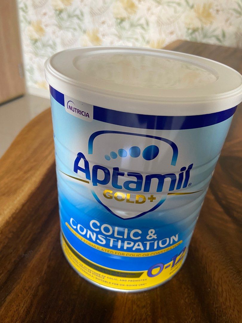 Aptamil Stage 1 012 mths Milk Formula Colic & Constipation GOLD + 900g, Babies & Kids
