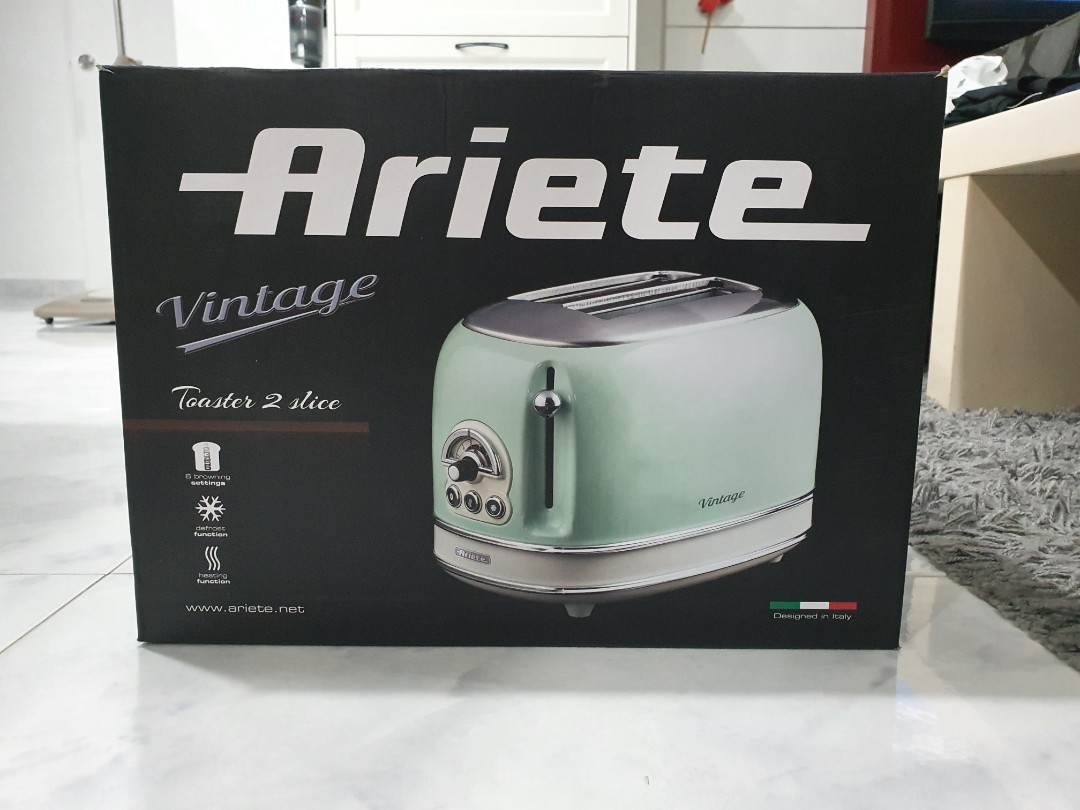 Ariete Vintage toaster 2 slice., TV & Home Appliances, Kitchen