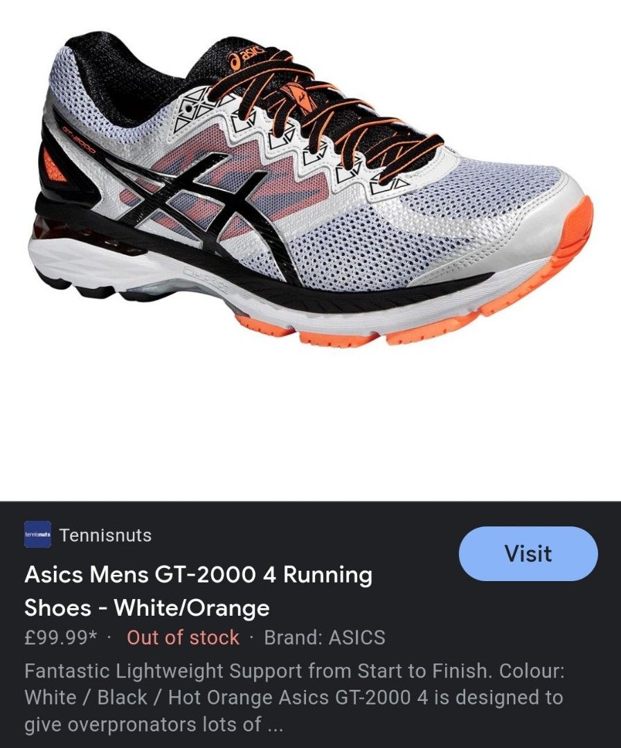 Asics Running Shoes, Sports Equipment, Other Sports Equipment and Supplies  on Carousell