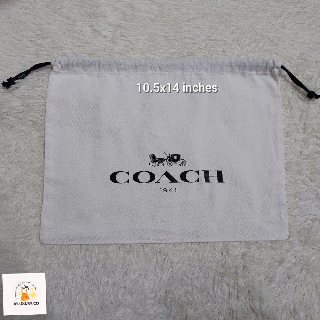 Coach white dust discount bag is it authentic