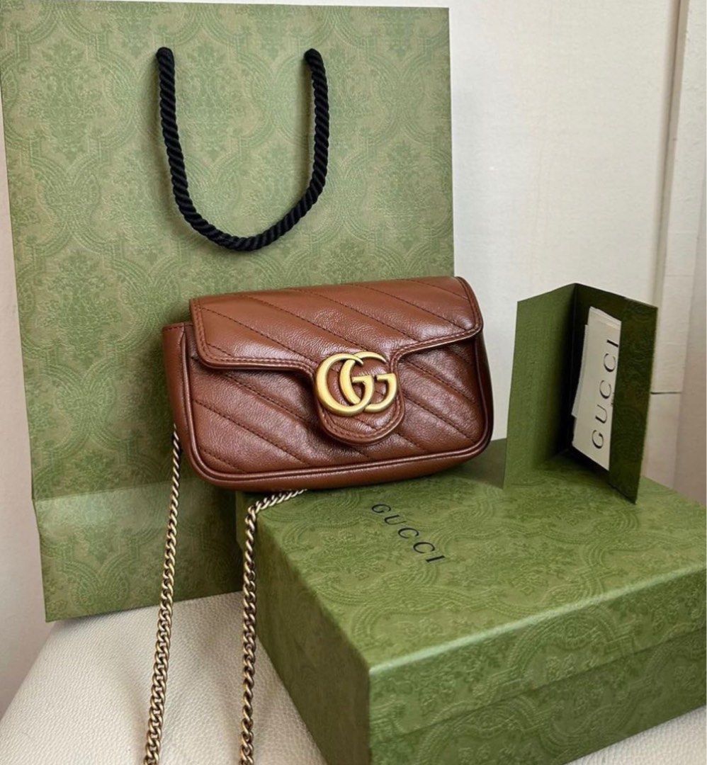 AUTHENTIC GUCCI MARMONT MINI, Women's Fashion, Bags & Wallets, Cross-body  Bags on Carousell