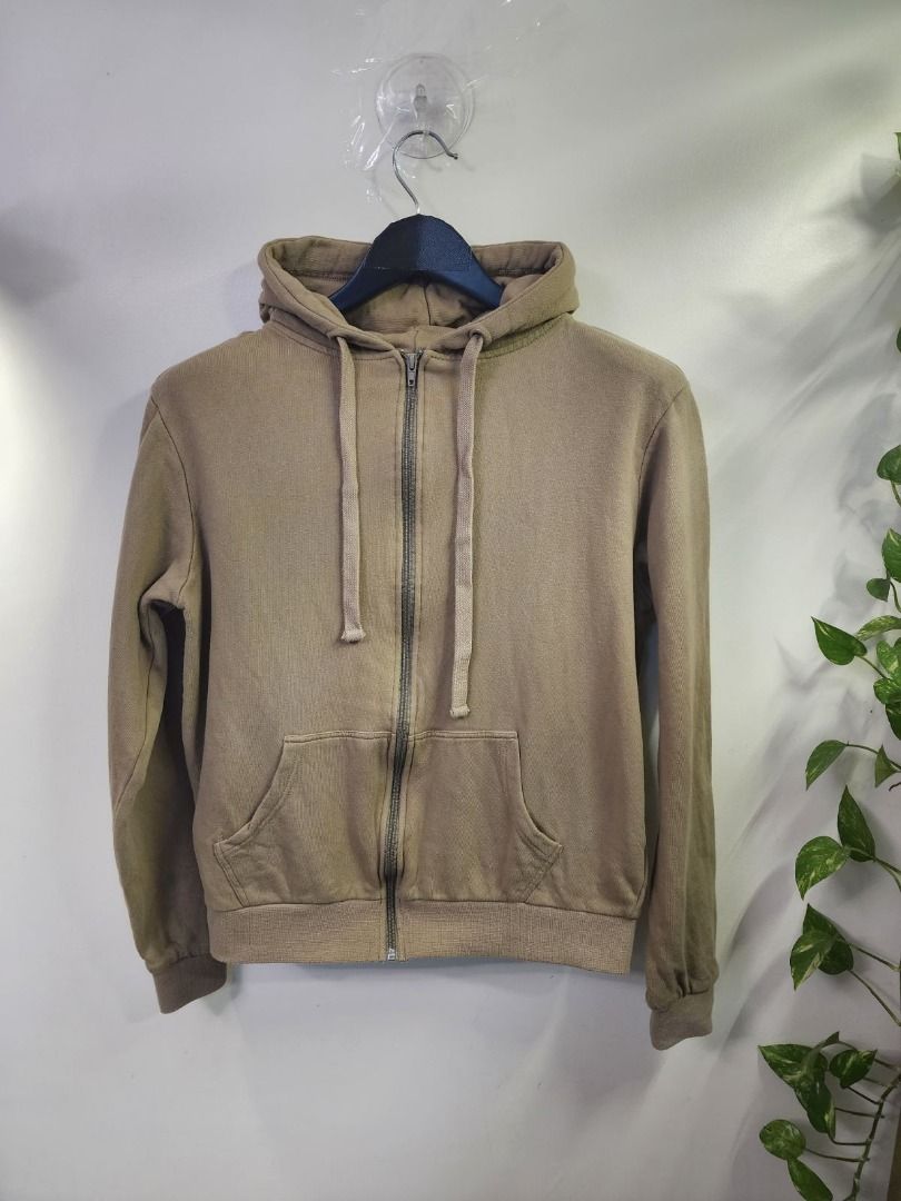 Bench Brown Zip Up Hoodie Men s Fashion Coats Jackets and