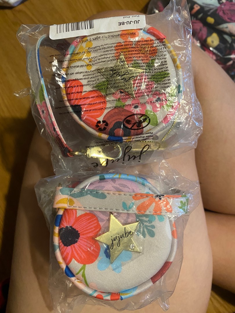 Bnip pacipod jujube enchanted garden floral flowers pacifier holder