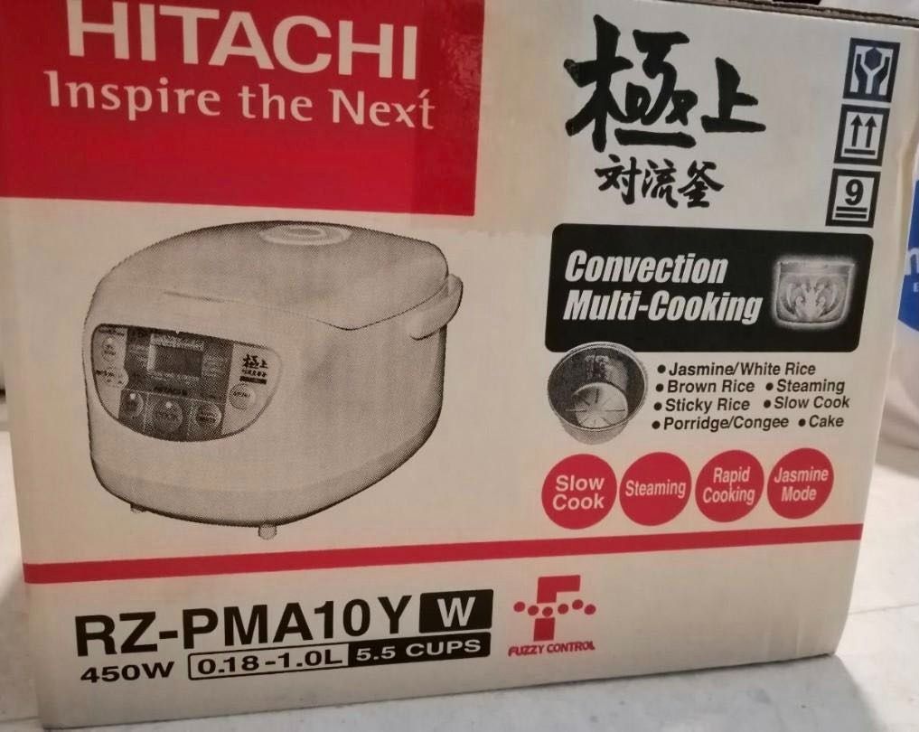 Brand New Hitachi Rice Cooker RZPMA10Y, TV & Home Appliances, Kitchen