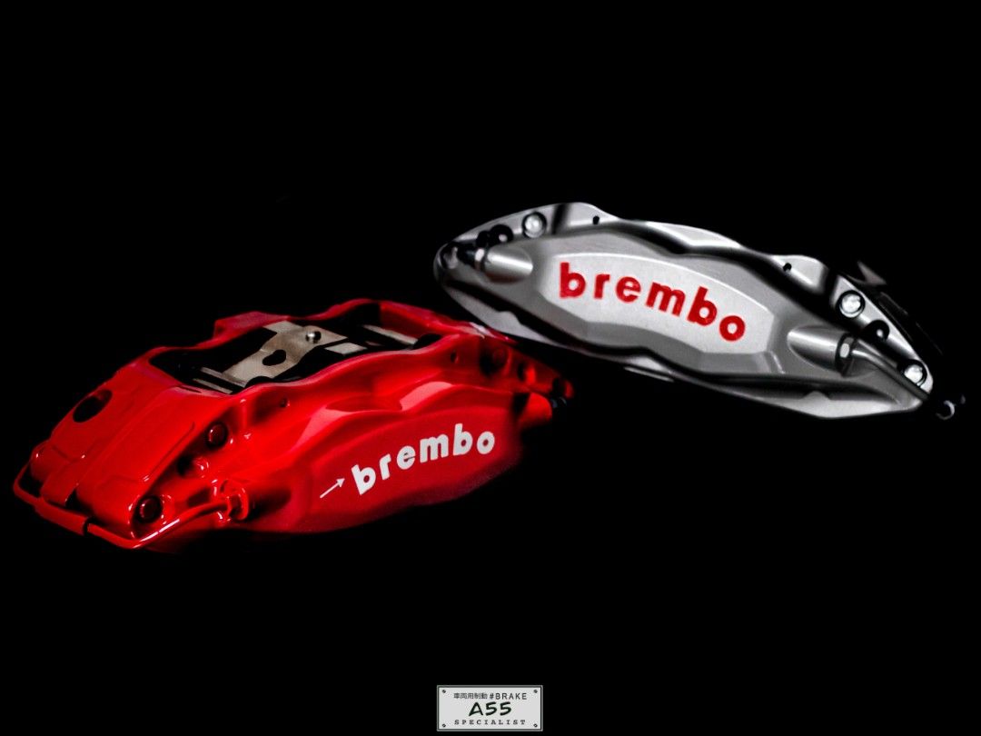 Brembo F50 4 Pot Restored Caliper Brake Kit : Honda Vezel Civic / VW Golf Scirocco Sharan Tiguan / Audi Q3 Q5 A4 A5 B8 B9 / BMW F10 F20 F12 F30 F40 F44 G20 / Toyota Harrier Vellfire Alphard Estima Camry / Mercedes W205 W213 W176 W177 X156 C117 C118 (Category: Accessories) located in Singapore. Submitted by A55_Brake (Listing ID 1195398044, Image 1). Description: ❗️A55 Brake Specialist Johor Bahru❗️ The leading authorised brake specialist, trusted