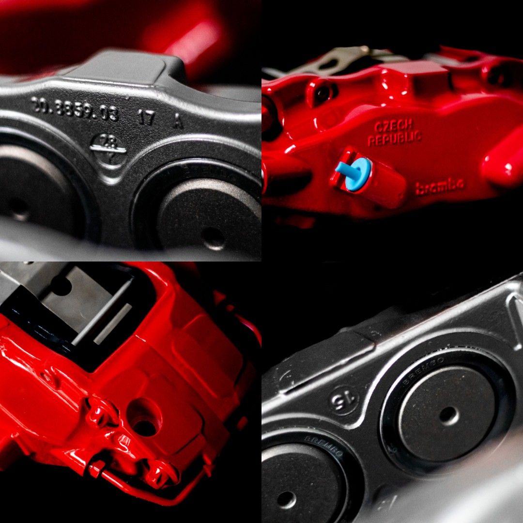 Brembo F50 4 Pot Restored Caliper Brake Kit : Honda Vezel Civic / VW Golf Scirocco Sharan Tiguan / Audi Q3 Q5 A4 A5 B8 B9 / BMW F10 F20 F12 F30 F40 F44 G20 / Toyota Harrier Vellfire Alphard Estima Camry / Mercedes W205 W213 W176 W177 X156 C117 C118 (Category: Accessories) located in Singapore. Submitted by A55_Brake (Listing ID 1195398044, Image 2). Description: ❗️A55 Brake Specialist Johor Bahru❗️ The leading authorised brake specialist, trusted