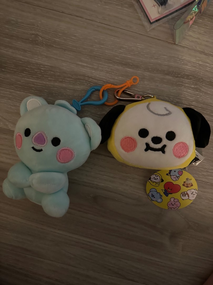 BTS Keychain And BT21 Plushie Keychain, Hobbies & Toys, Memorabilia