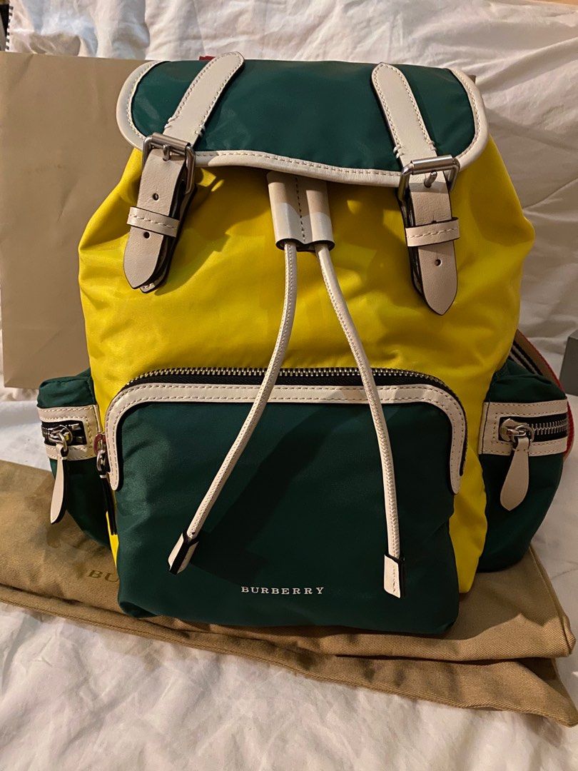 Burberry backpack green online