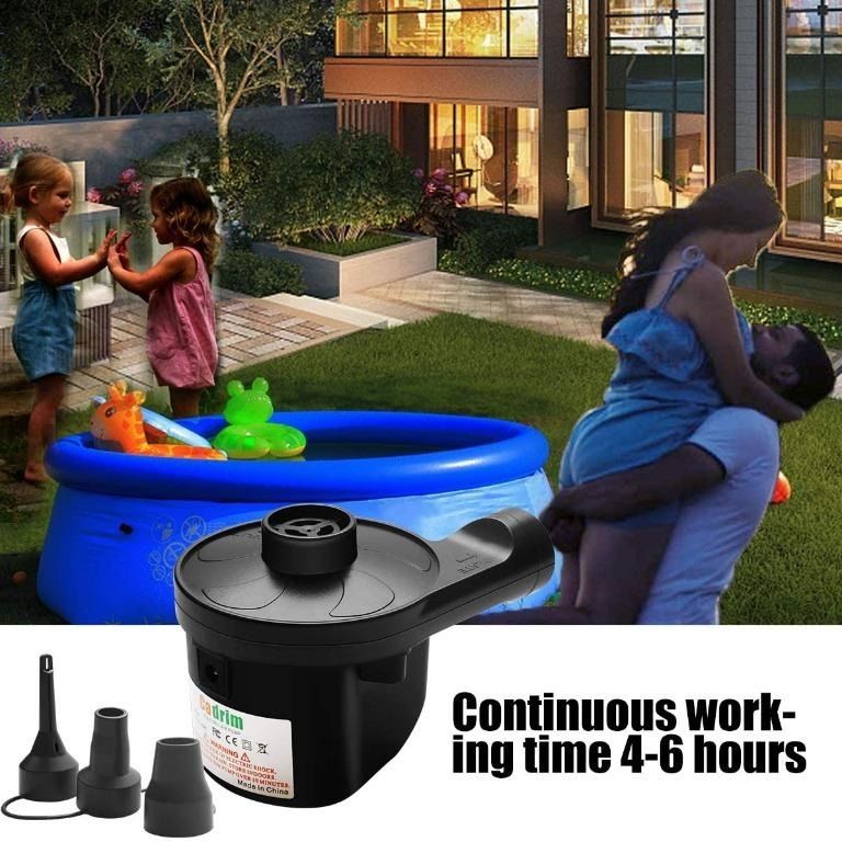 Cadrim Electric Air Pump, Camping Electric Pumps Inflator/Deflator for
