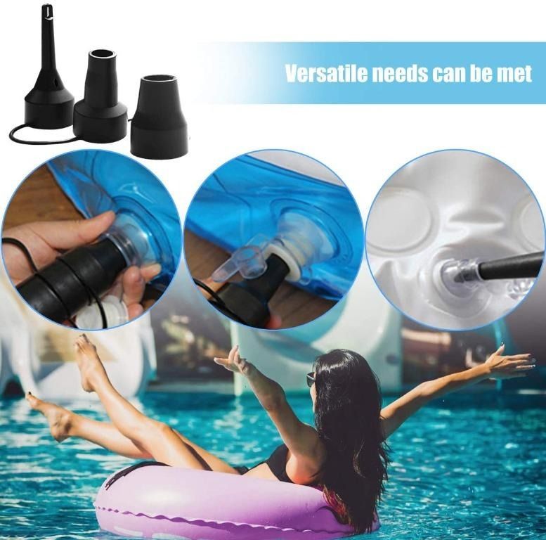 Cadrim Electric Air Pump, Camping Electric Pumps Inflator/Deflator for