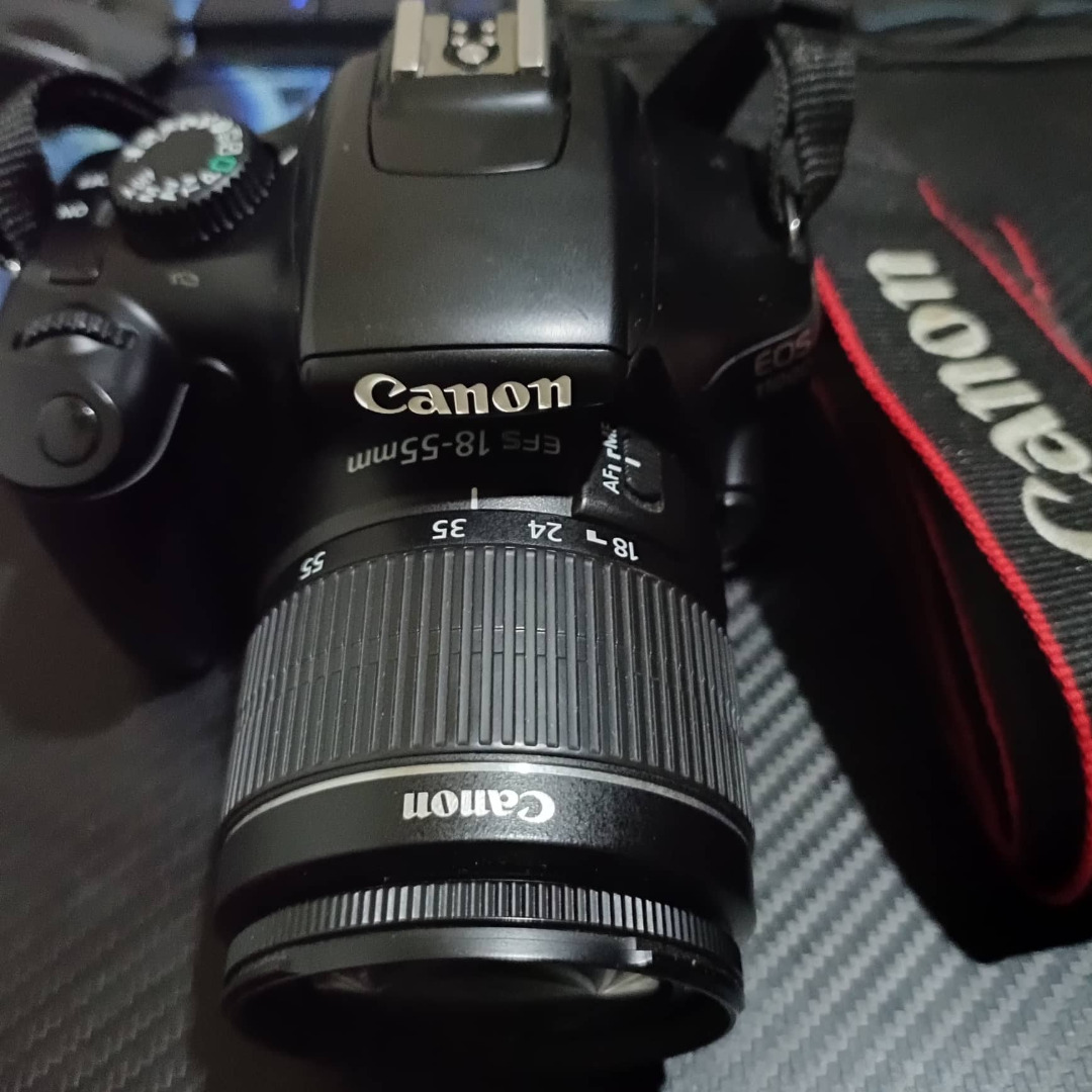 Canon EOS 1100D DSLR Camera with 1855mm Lens, Photography, Cameras on
