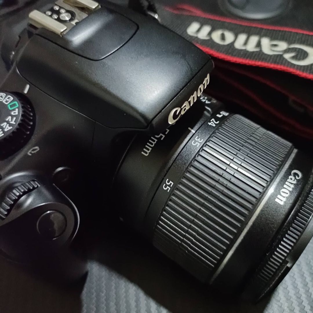 Canon EOS 1100D DSLR Camera with 1855mm Lens, Photography, Cameras on