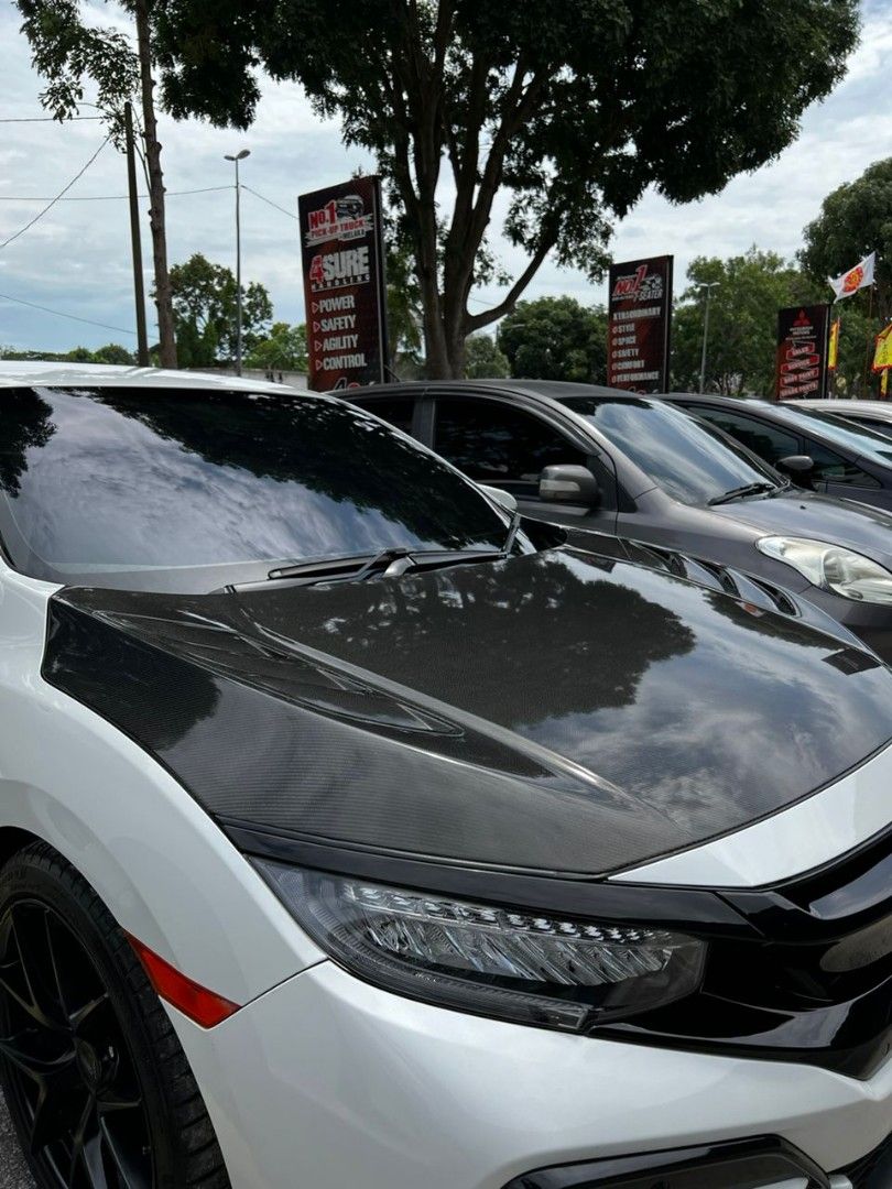 Carbon Fiber Hood Civic FC, Auto Accessories on Carousell