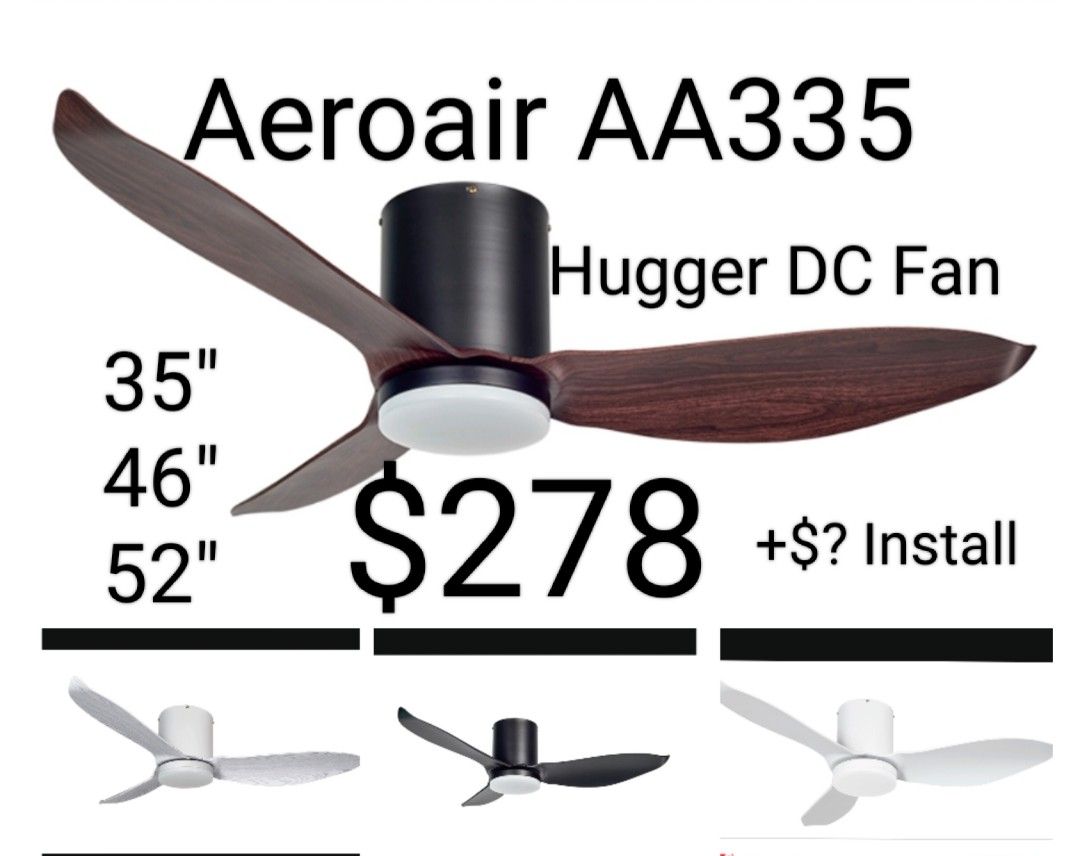 Aeroair Ceiling Fan, Furniture & Home Living, Lighting & Fans, Fans on ...