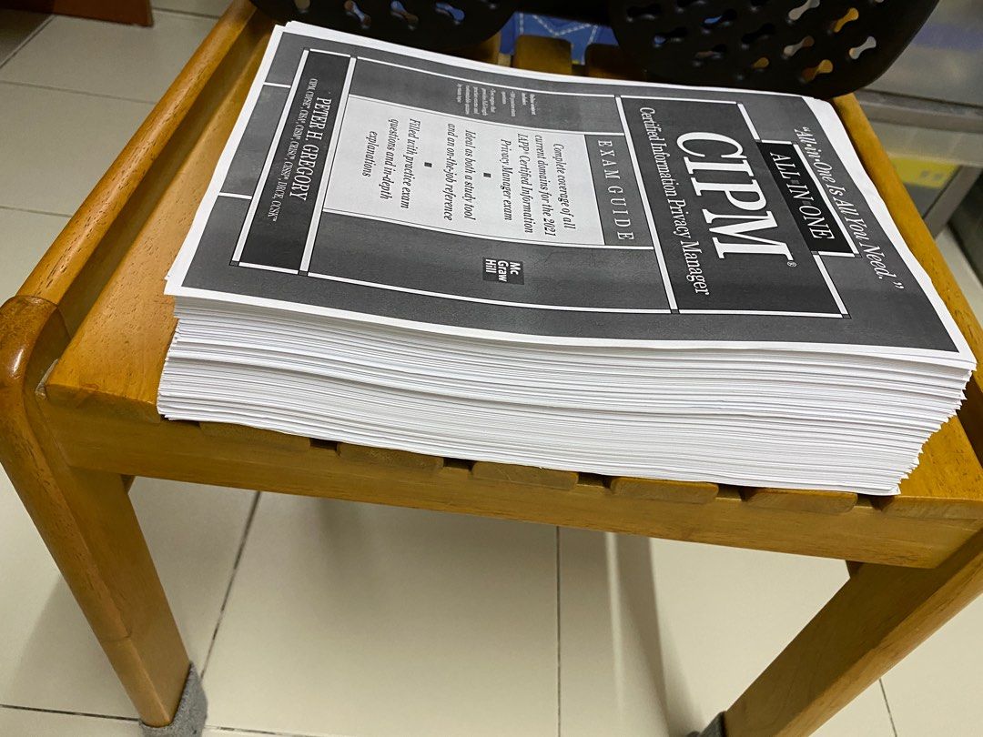 cipm certified information privacy manager all in one exam guide