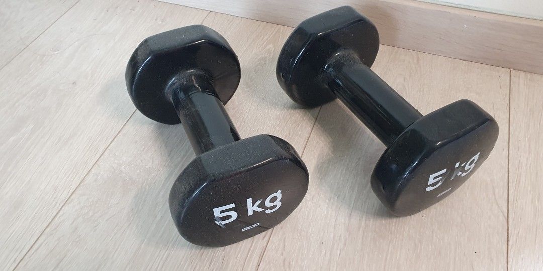 Cheap Dumbbells for Home Workout Sports Equipment Exercise Fitness Weights Dumbbells on Carousell
