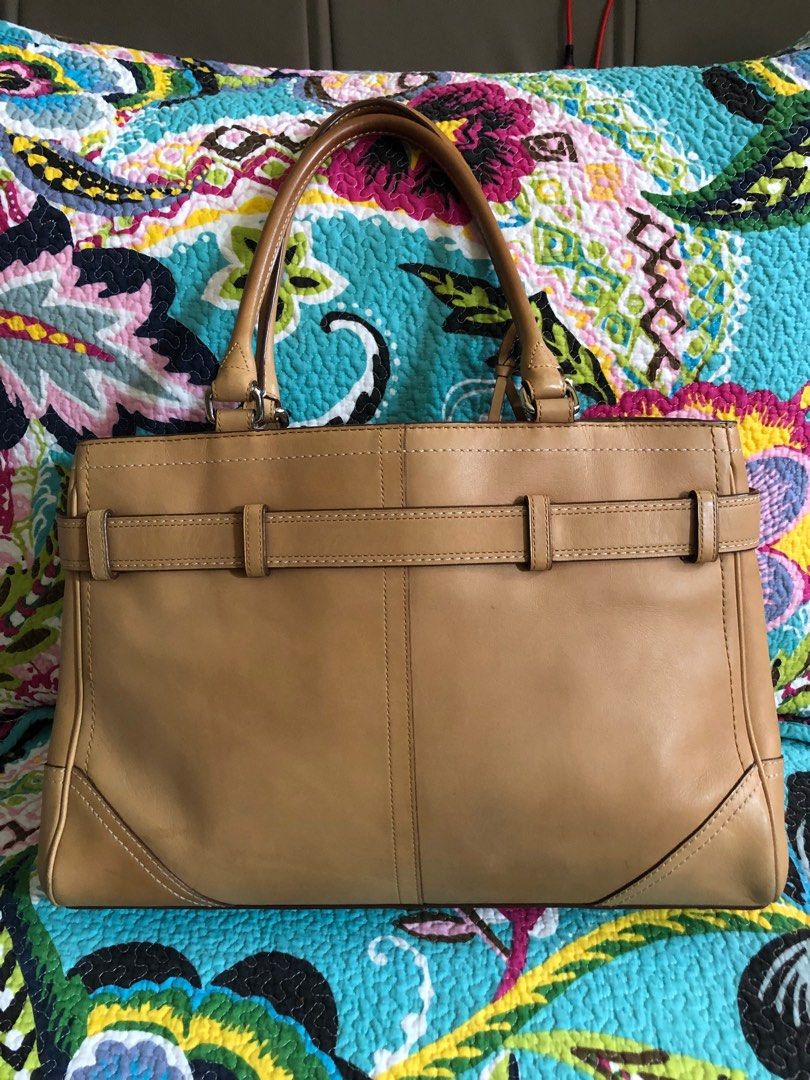 Coach genuine online leather