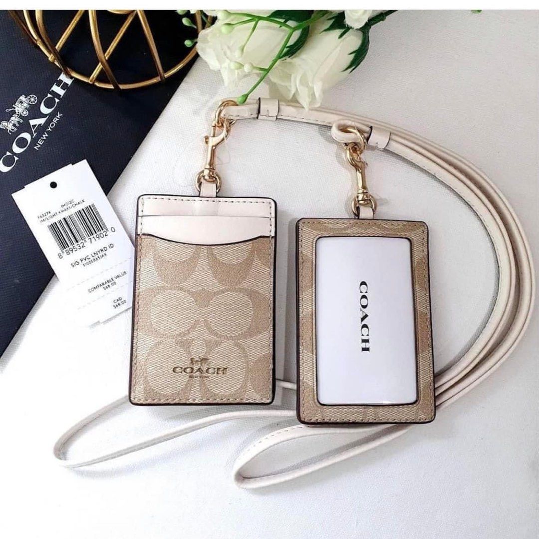 Coach lanyard/ id holder (Category: Luxury Bags & Wallets) located in Las Pinas. Submitted by yhn_boutique (Listing ID 1195384593, Image 2). Description: Actual pic posted Cod via lalamove J&T pay today ship today Onhand & ready to ship Dm ♥️.