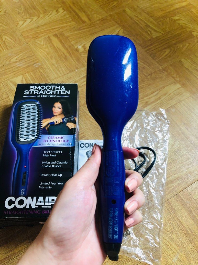 Conair Straightening Brush, Beauty & Personal Care, Hair on Carousell