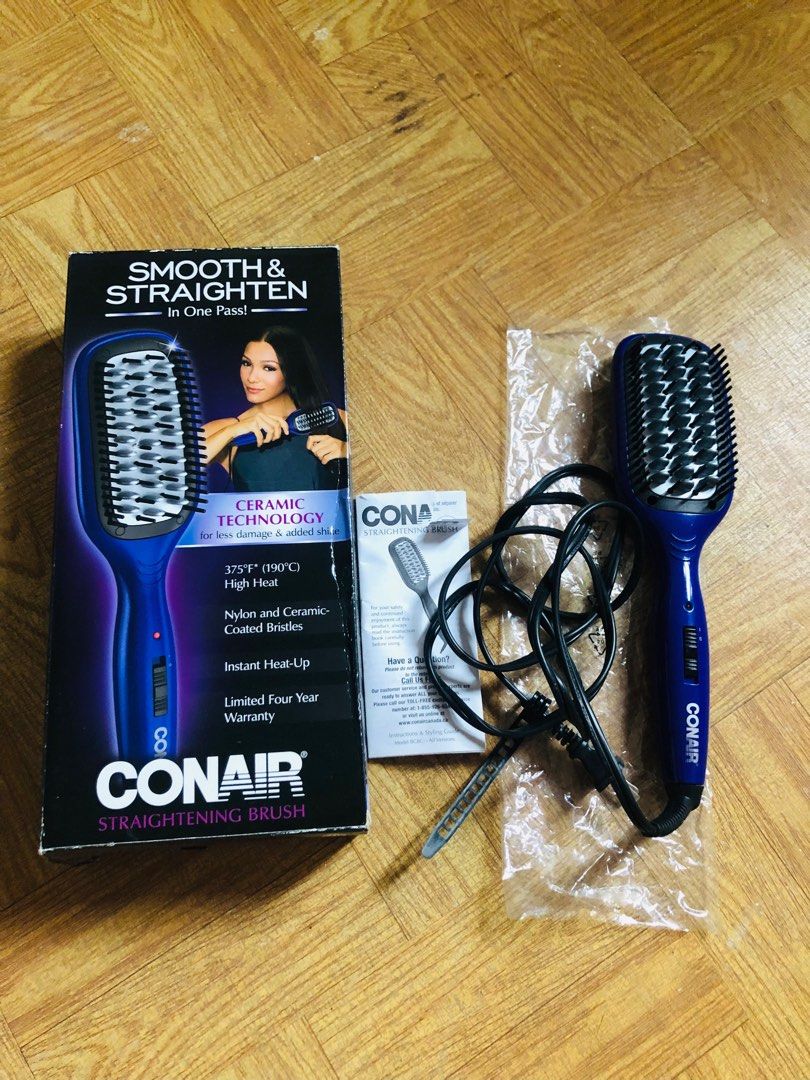 Conair Straightening Brush, Beauty & Personal Care, Hair on Carousell