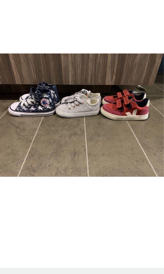 Converse high cuts and Adidas Felt sneakers, Babies & Kids, Babies