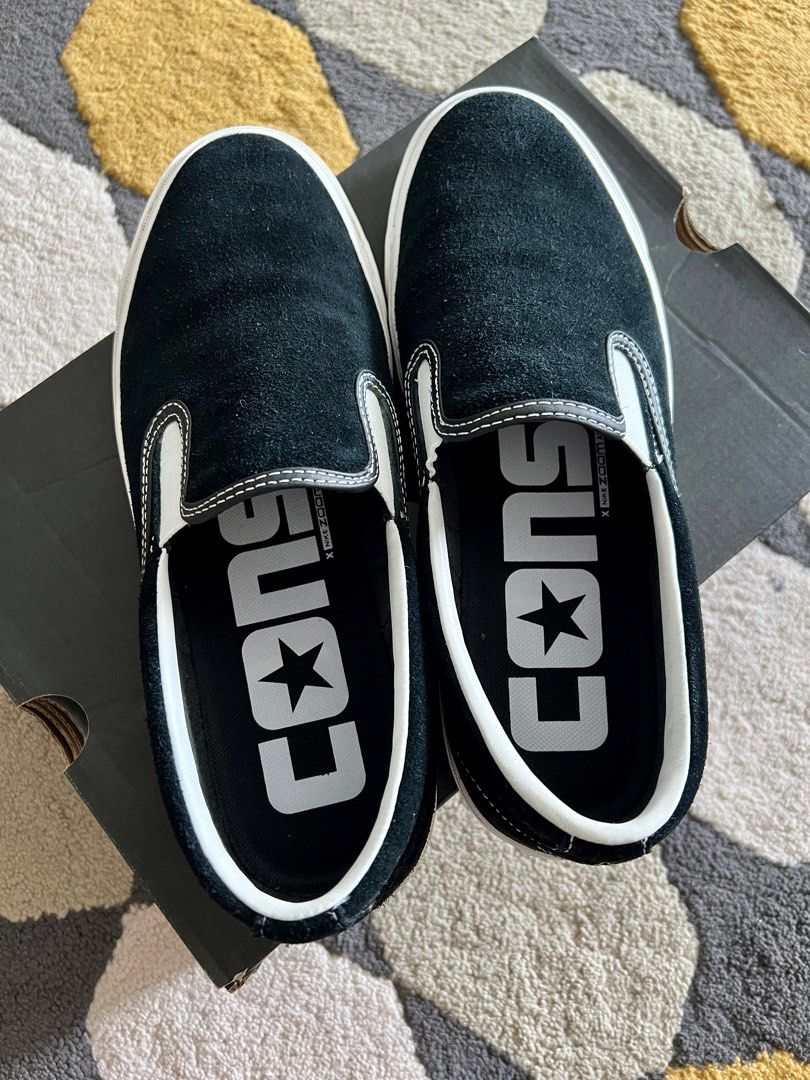 One star cc dark star vintage suede slip sales
