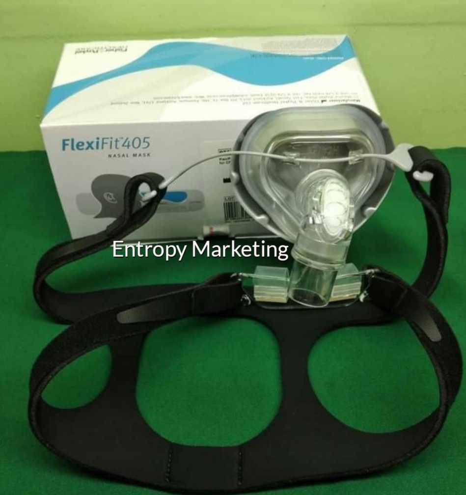 CPAP Bipap Apap nasal mask US Quality (Category: Medical Supplies & Tools) located in Marikina City. Submitted by entropymarketing (Listing ID 1195394653, Image 1). Description: Flexifit 405 Nasal Mask for CPAP Or Bi-level Ventilation Imported from USA Brandnew Manufacturer: Fisher and Pykel Healthcare Ltd Auckland New Zealand Address ENTROPY MARKETING 10 Nalugod St Sto Nino Marikina.