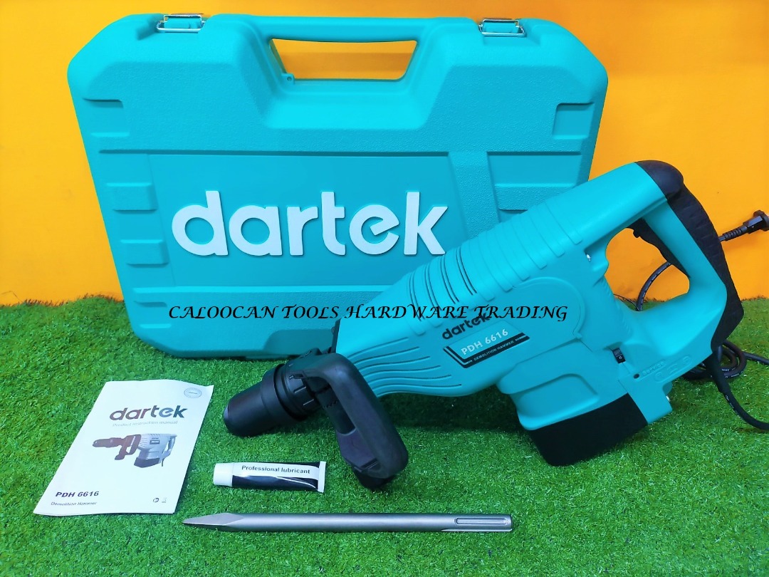 Dartek Demolition Hammer/ Percussion Hammer 1500W (PDH6616), Commercial & Industrial