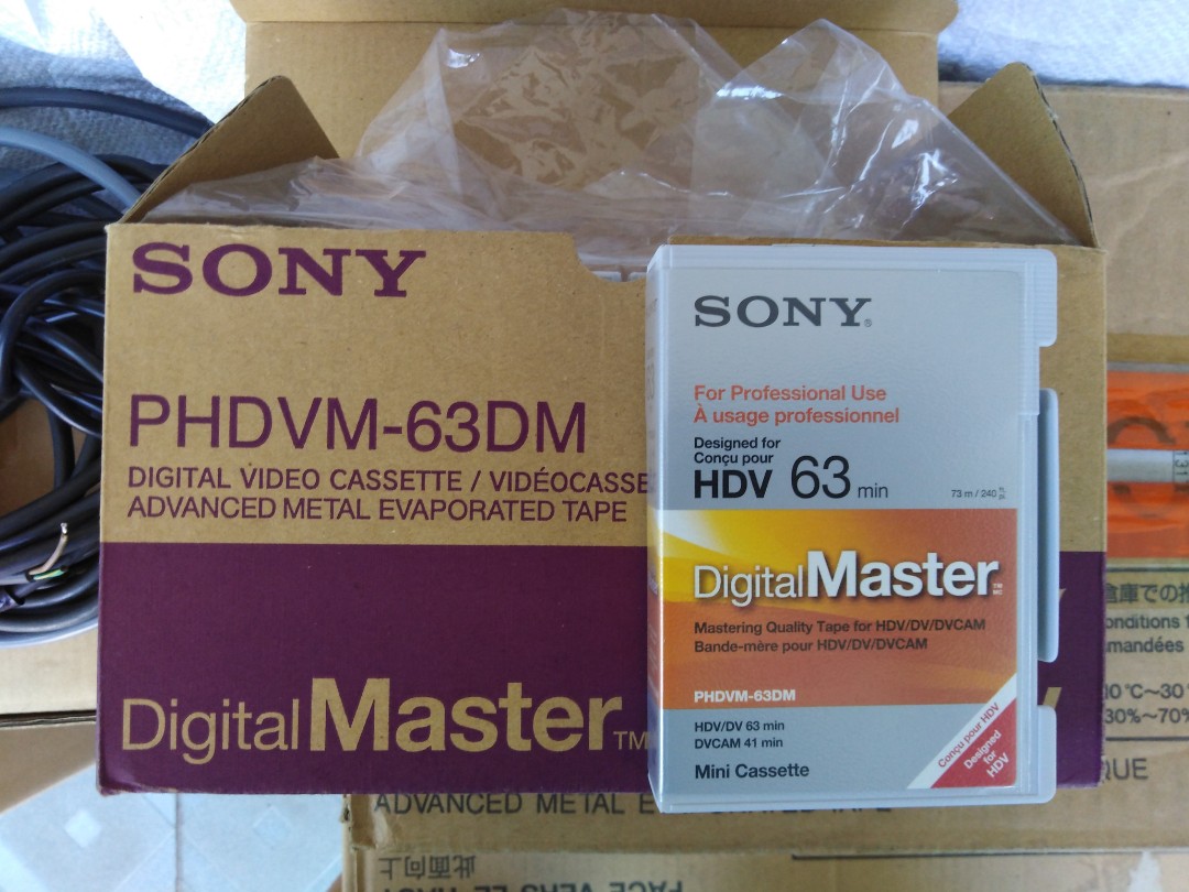 Sony Mini DV PHDVM-63DM Digital Master ( 63 min HDV, 41 min DVCAM