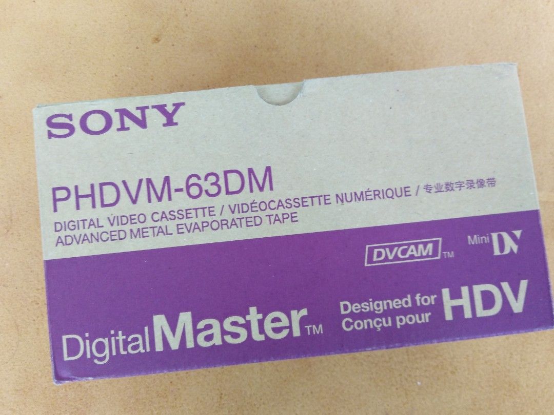 Sony Mini DV PHDVM-63DM Digital Master ( 63 min HDV, 41 min DVCAM)