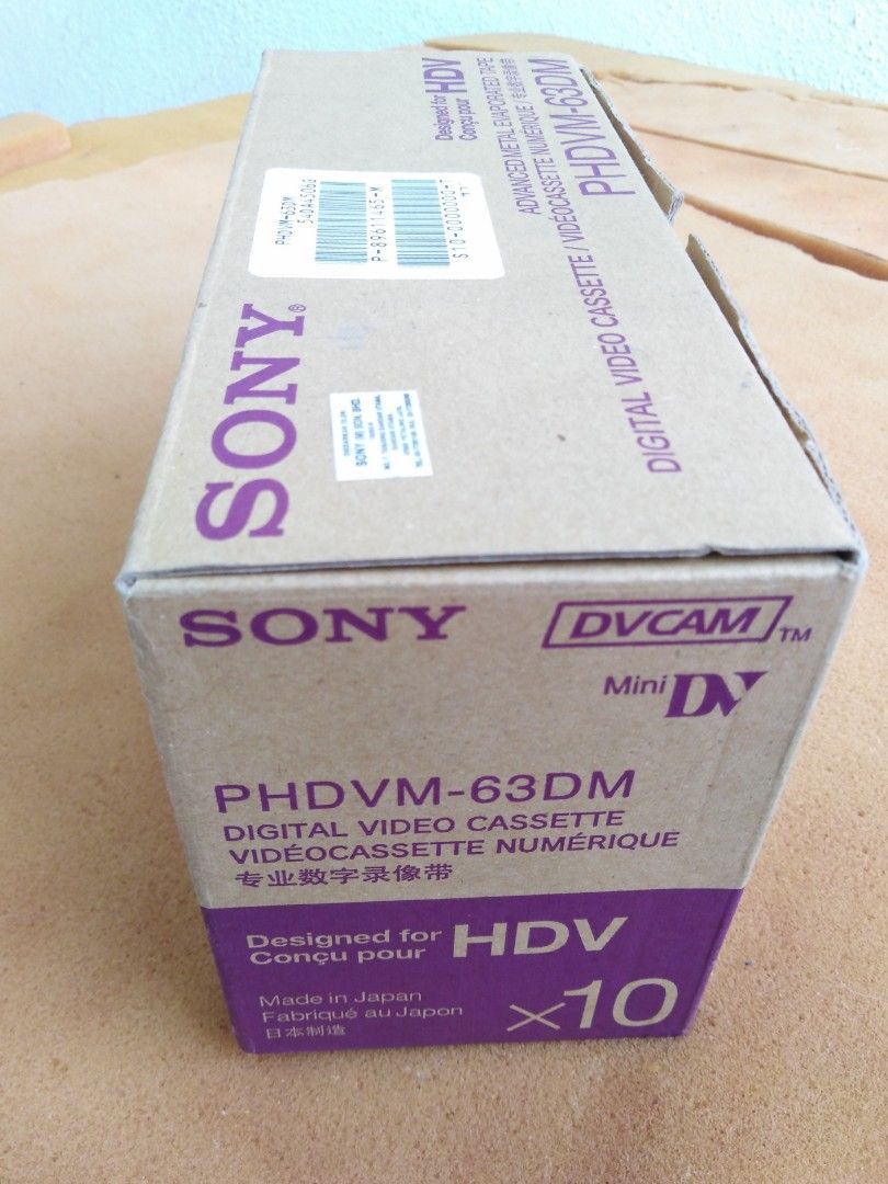 Sony Mini DV PHDVM-63DM Digital Master ( 63 min HDV, 41 min DVCAM