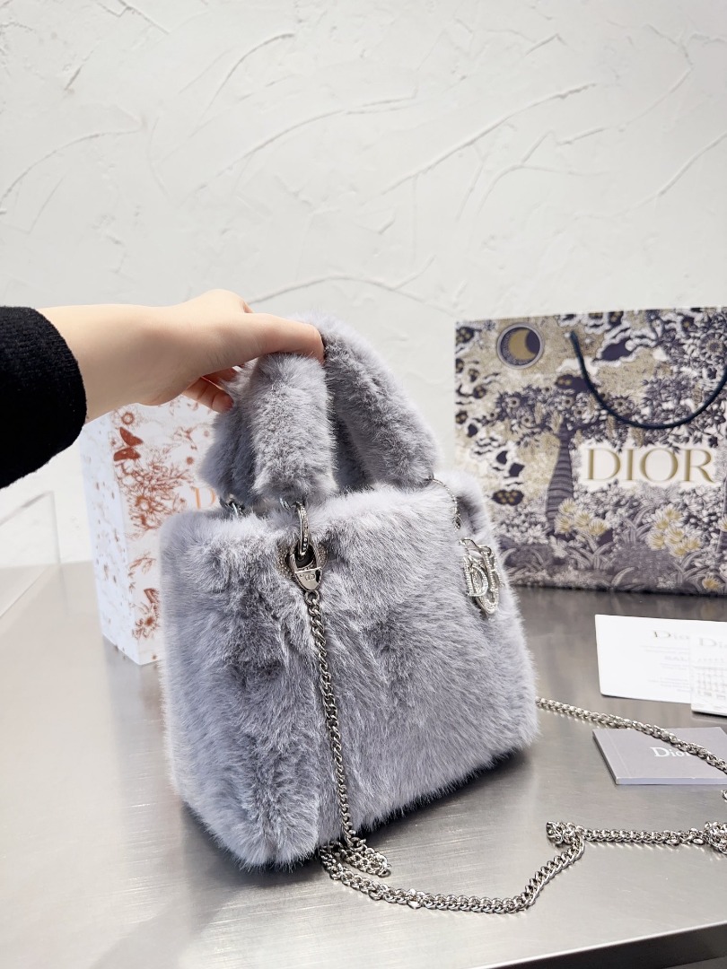Dior Fluffy Diana Bag
