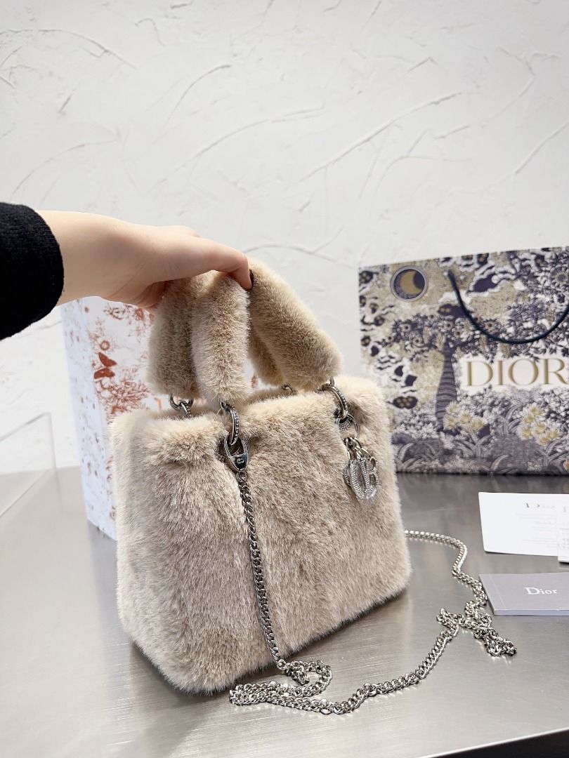 Dior Fluffy Diana Bag