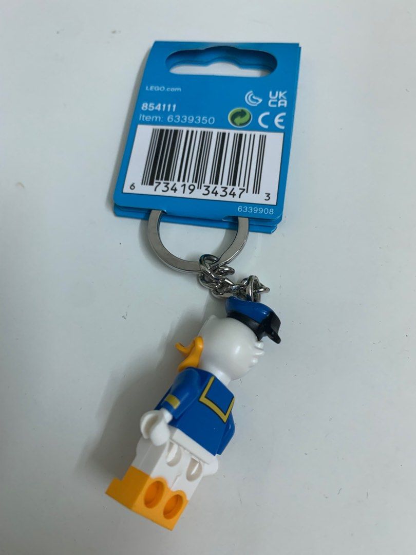 Disney Lego Donald Duck Keychain, Hobbies & Toys, Toys & Games on Carousell