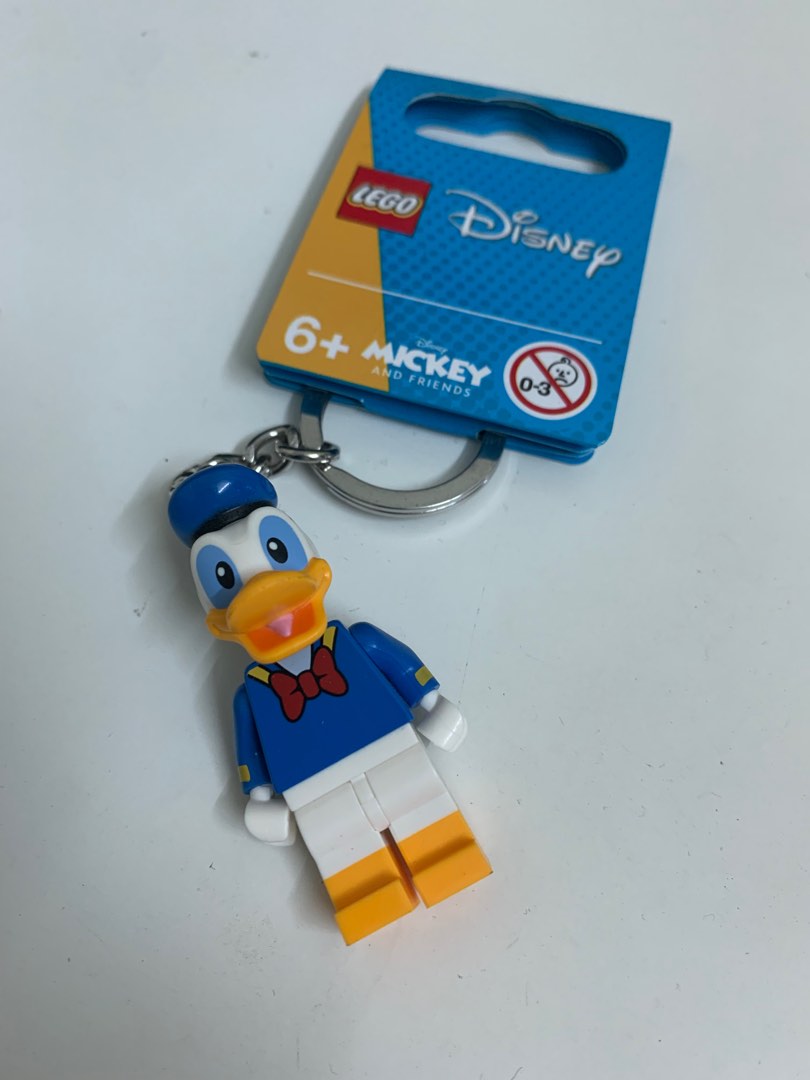Disney Lego Donald Duck Keychain, Hobbies & Toys, Toys & Games on Carousell