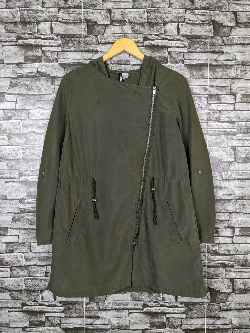 H&m divided cheap green jacket
