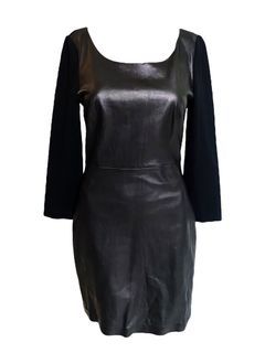 ⚜️Diane Von  - Leather Black dress