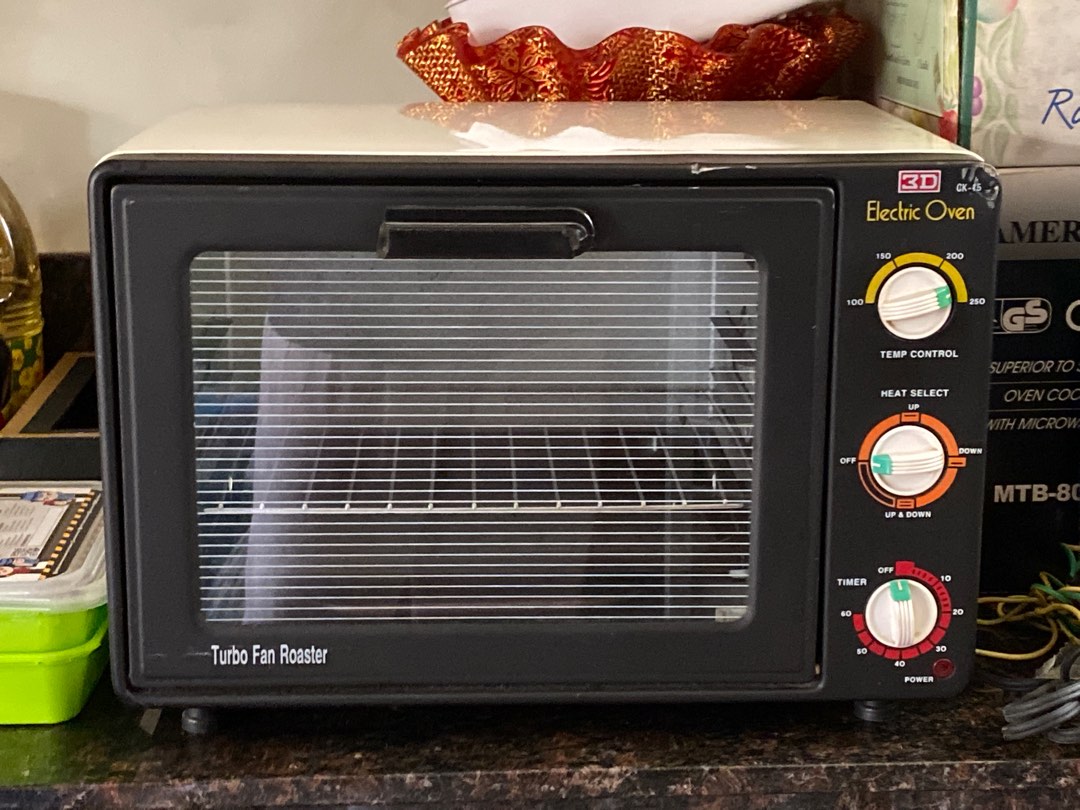 Electric Oven 3D Turbo Fan Roaster kitchen appliance, TV & Home