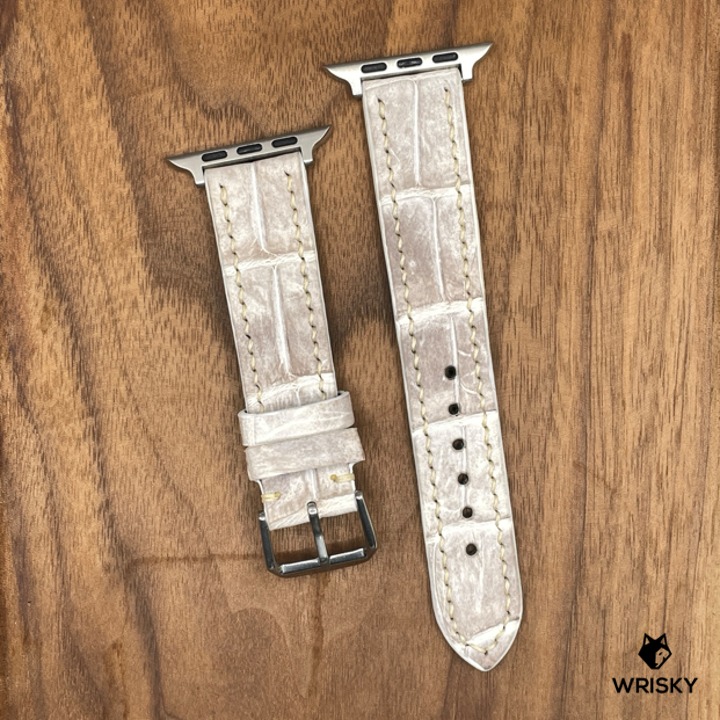 Apple Watch - Bracelet-montre Himalaya cuir - Alligator – ABP