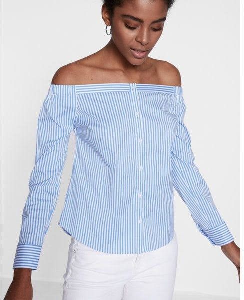 express off the shoulder top