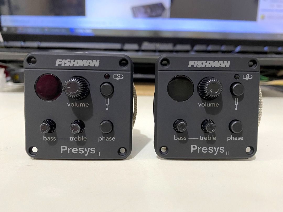 Fishman Presys II Acoustic Guitar Preamp Pickup, Hobbies & Toys, Music