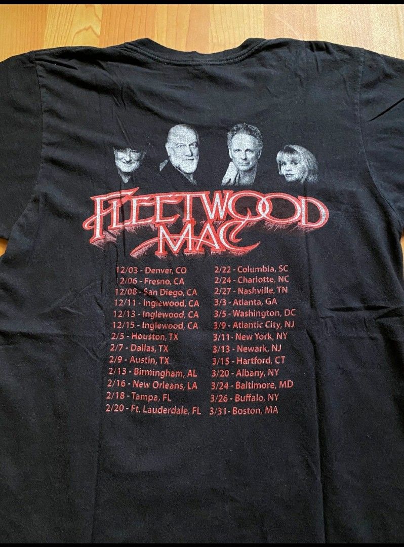 FLEETWOOD MAC 50 YEARS-DONT STOP tees (Category: Shirts) located in Dasmarinas. Submitted by ronnelvergara (Listing ID 1195496531, Image 2). Description: FLEETWOOD MAC 50 YEARS-DONT STOP tees SIZE Medium on tag DIMS: W18 L28 ₱250+ shipping Good Condition.