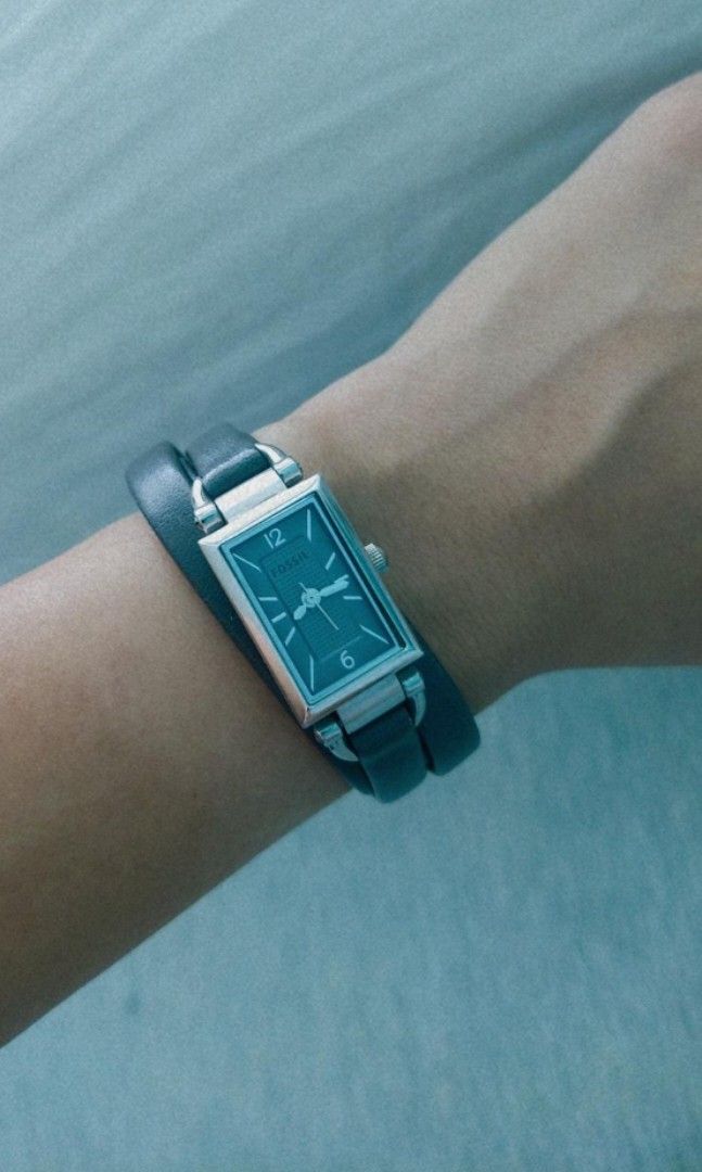 Fossil double strap watch on sale
