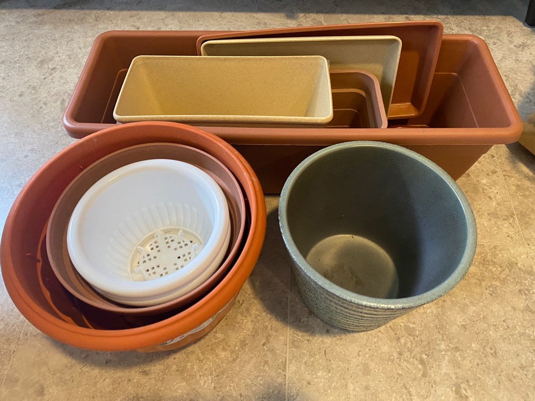 Free! Plant pots, Furniture & Home Living, Gardening, Pots & Planters