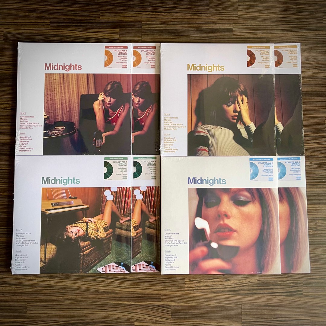 Tayler Swift Midnights 4LP 洋楽 | thebroadwaymuswellhill.co.uk