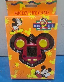 FREE TRACKED SHIPPING! Rare Mickey Mouse Tamagotchi Like Life Game  Handheld Console