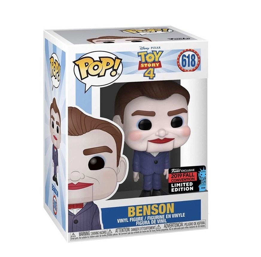 Funko Pop Toy Story 4 Benson Fall Convention Exclusive 618 Disney Pixar 2019 Doll Toy Figure