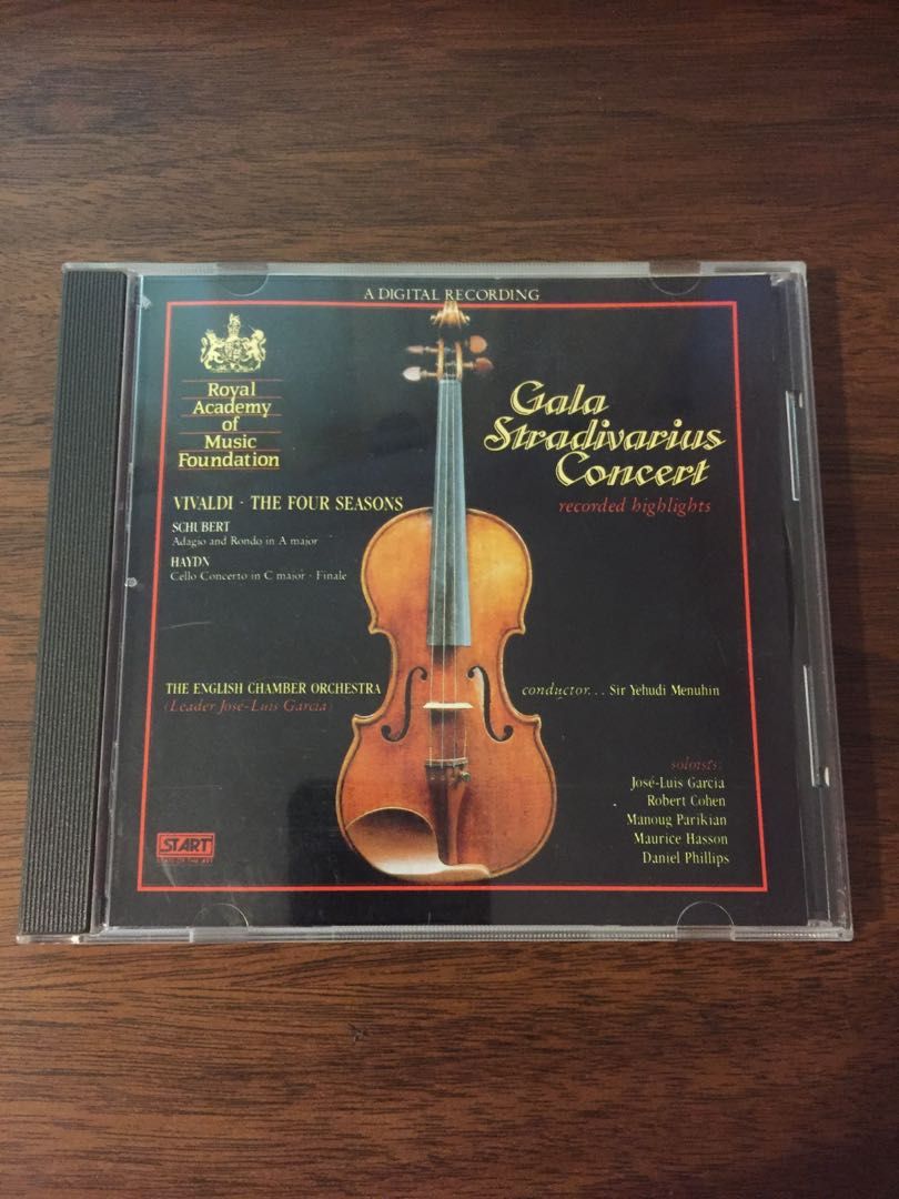 Gala Stradivarius concert first pressing cd made in Japan 1A1 TO
